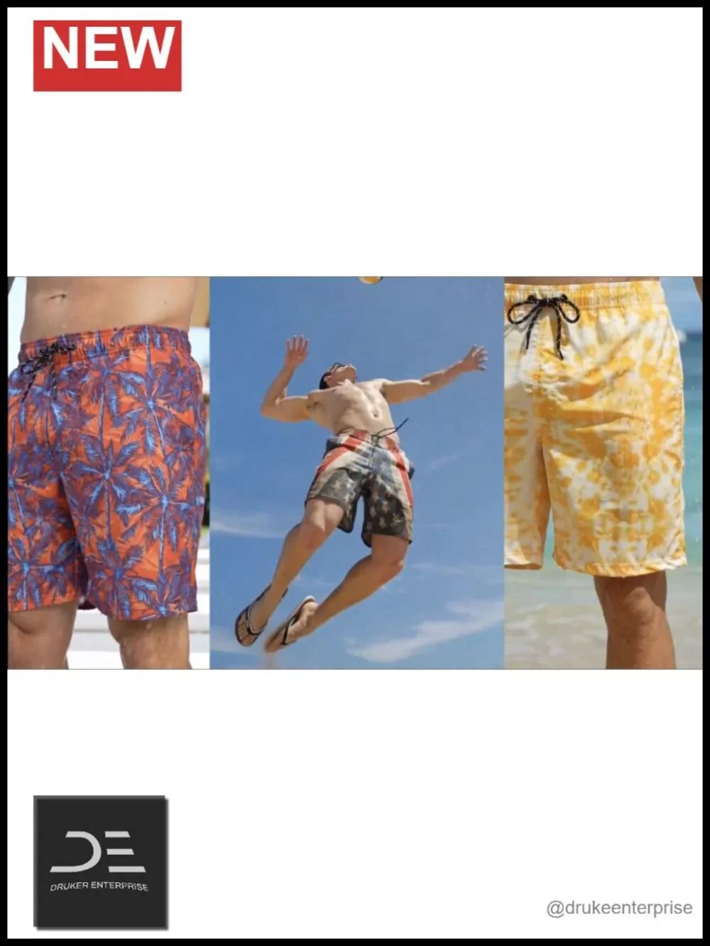 Quick Dry Mens Swim Trunks Board Shorts Beach Swimwear Pool